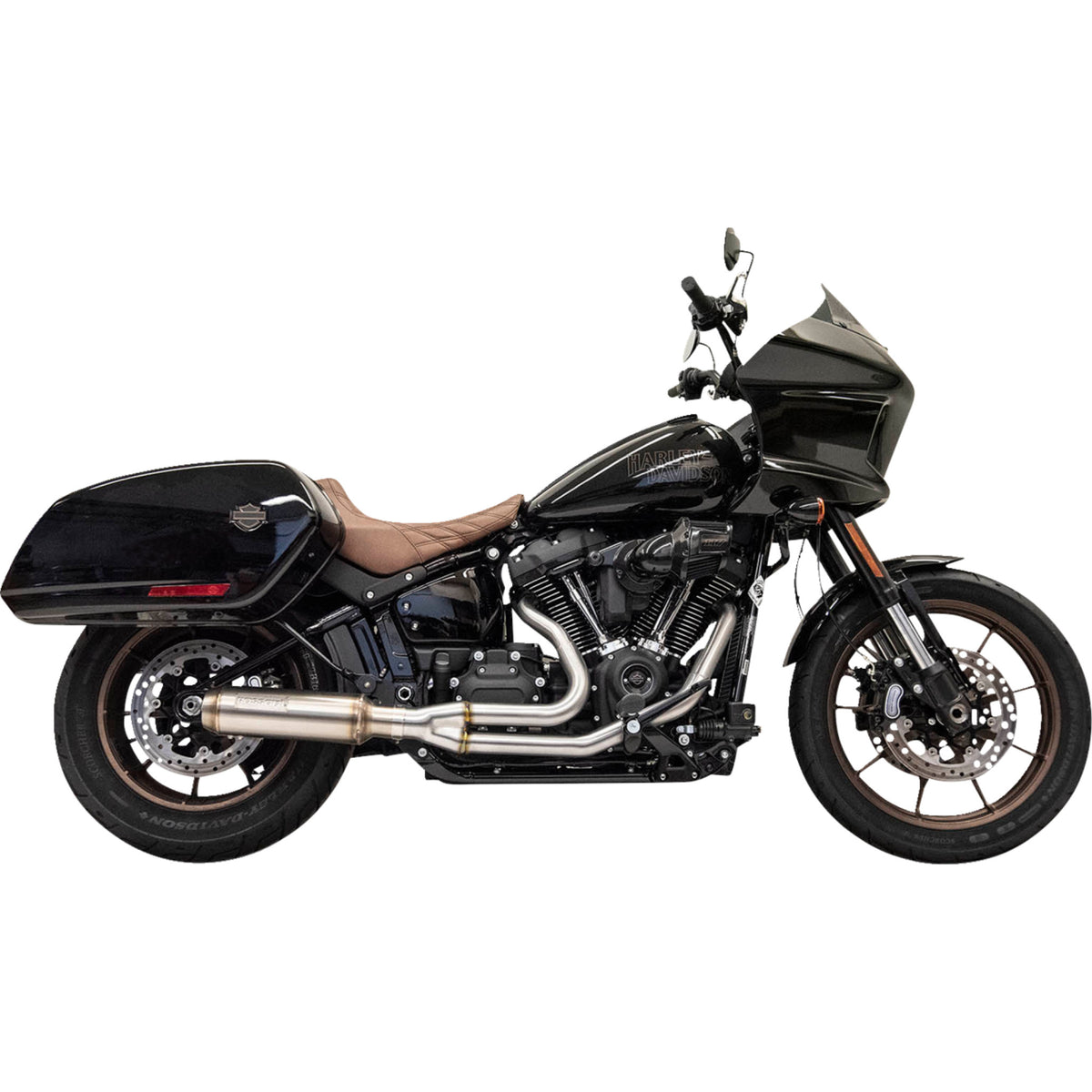Bassani Xhaust Super Bike 2-Into-1 Exhaust System - 1S78SS For Harley Softail 2018-2025