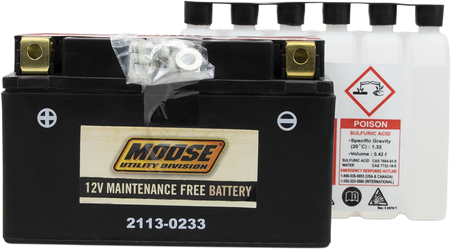 Moose Utility AGM Maintenance-Free Battery - YTZ10S