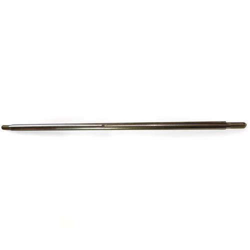 1" Solid 34" Deluxe Flexpruf Steel Axle, 3/4" Stepped, Threaded Ends