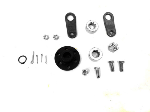 Steering Shaft Hardware Kit, Less Shaft, with Pitman Arms