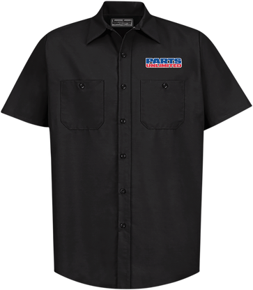 Throttle Threads Men's Parts Unlimited 2020 Short Sleeve Shop Shirt