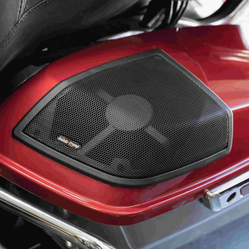 METRA ELECTRONICS Saddlebag Lid with Speaker Cutouts - Rear - FL