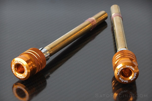 Ducati Handle Bar Ends - Longer Style + Longer Inner Weights (14-16mm / 18-19mm INSERTS) - Various Colors