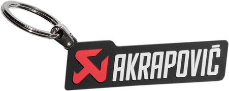 Akrapovic Horizontal Logo Rubber Keychain