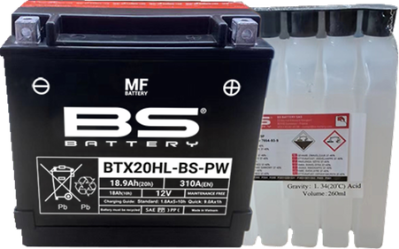 BS Battery Maintenance-Free Battery - BTX20HL-BS-PW (YTX)