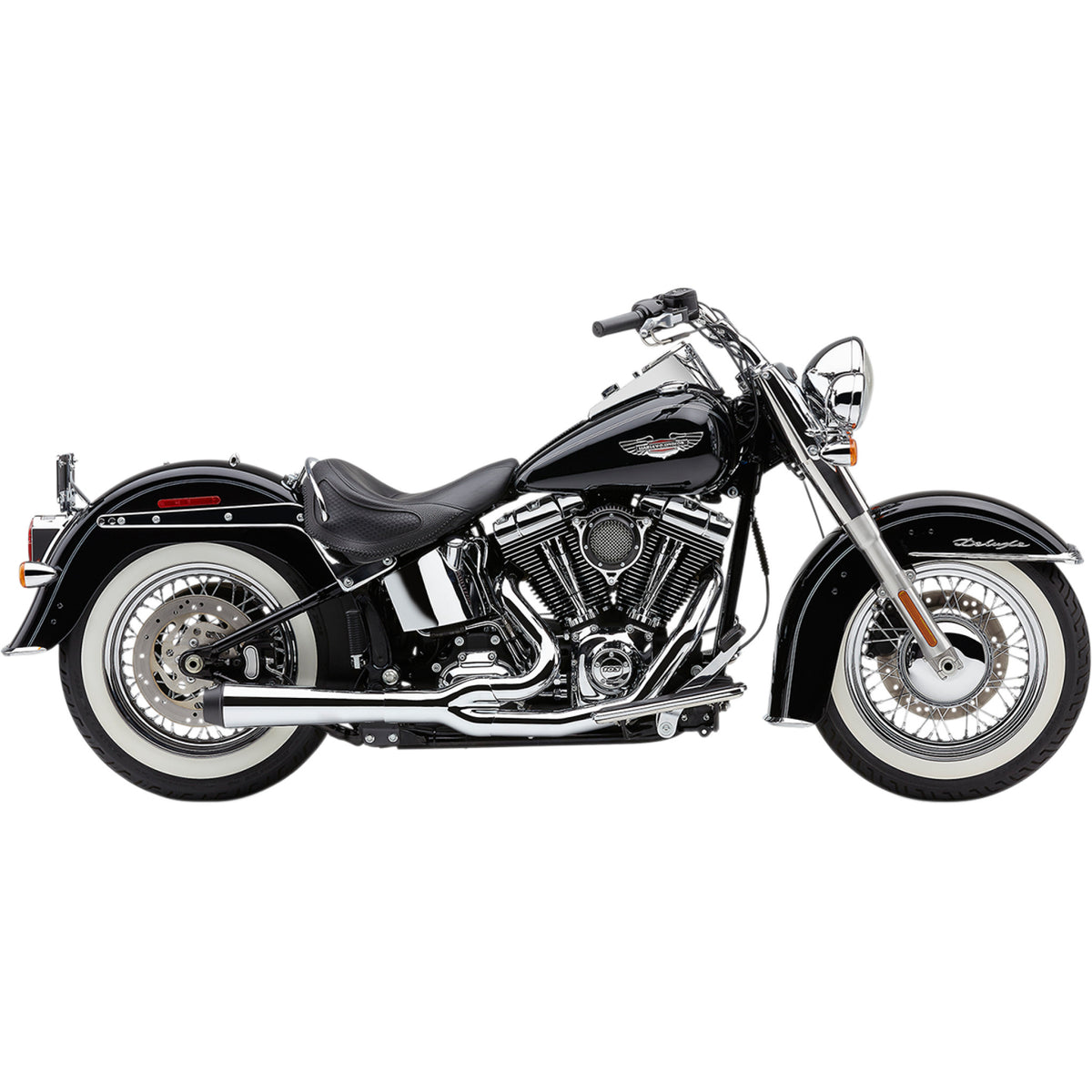 Cobra El Diablo 2-Into-1 Exhaust System - 6483 For Harley Softail 2012-2017