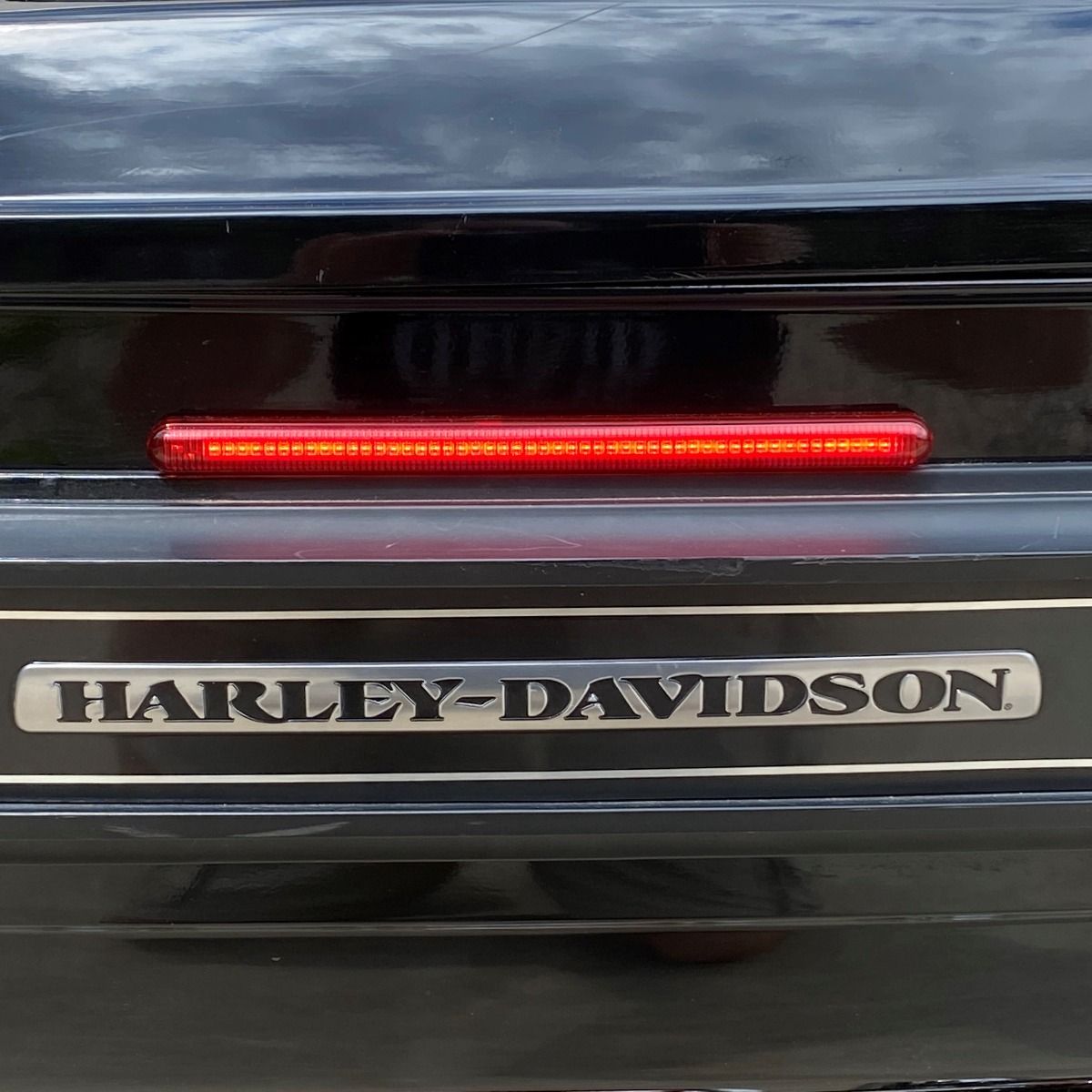 CUSTOM DYNAMICS Dynamic 7" LED Light Bar - Smoke - Red