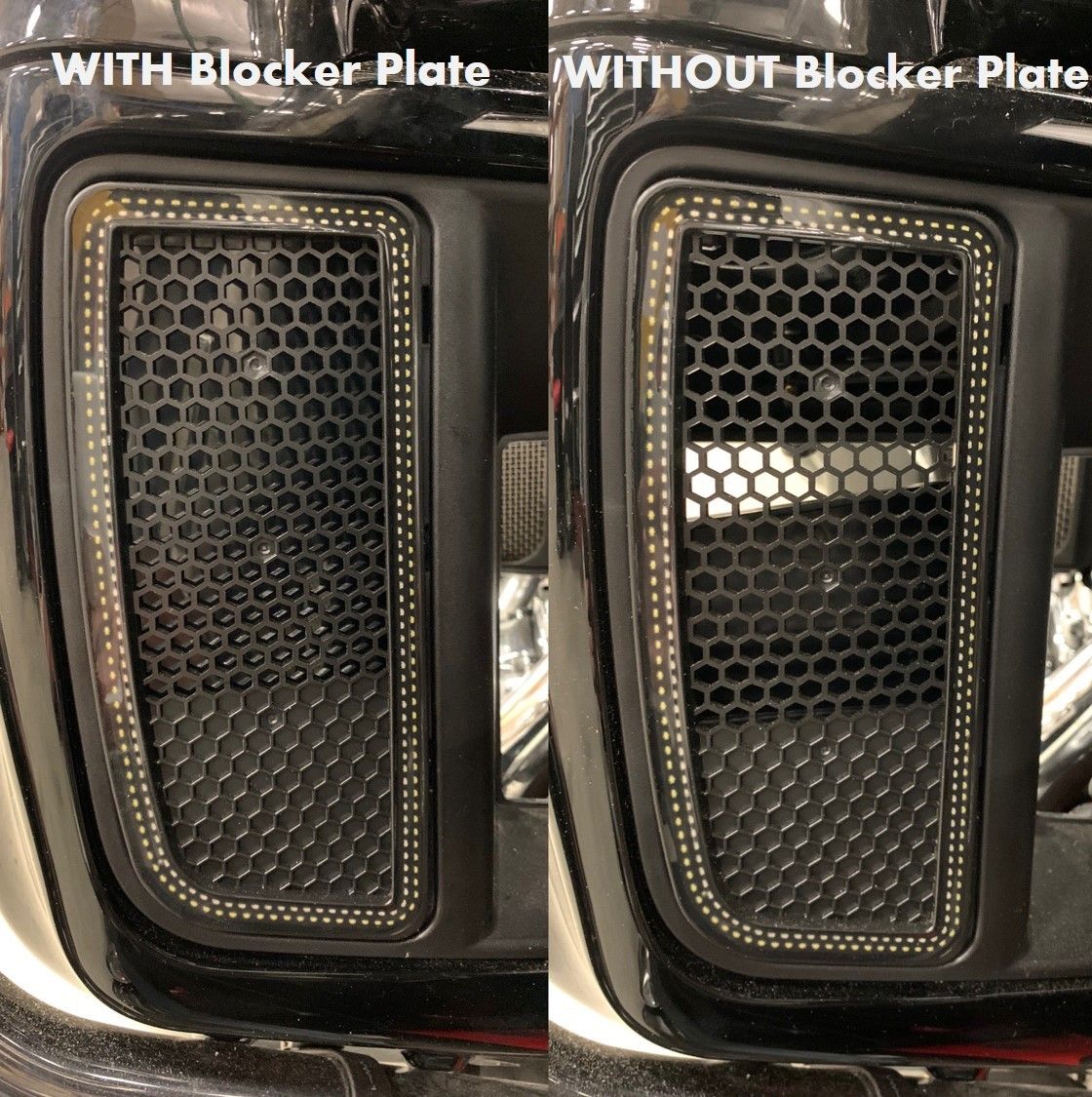 CUSTOM DYNAMICS Fairing Solid Blocker Plates - Lower