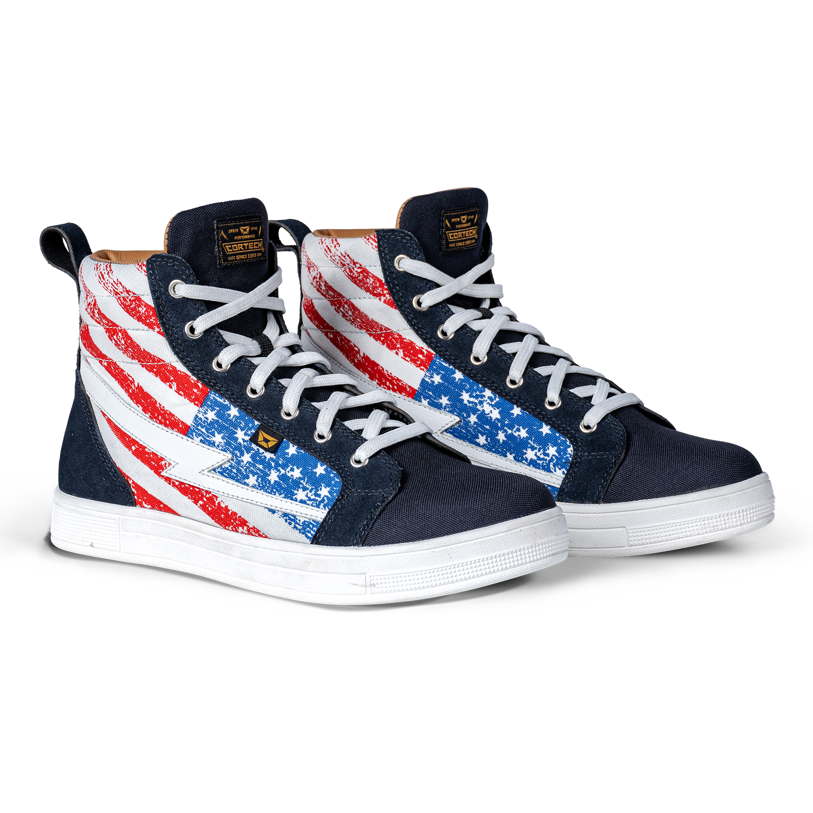 Cortech Slayer Limited Edition Flag Motorcycle Riding Shoes