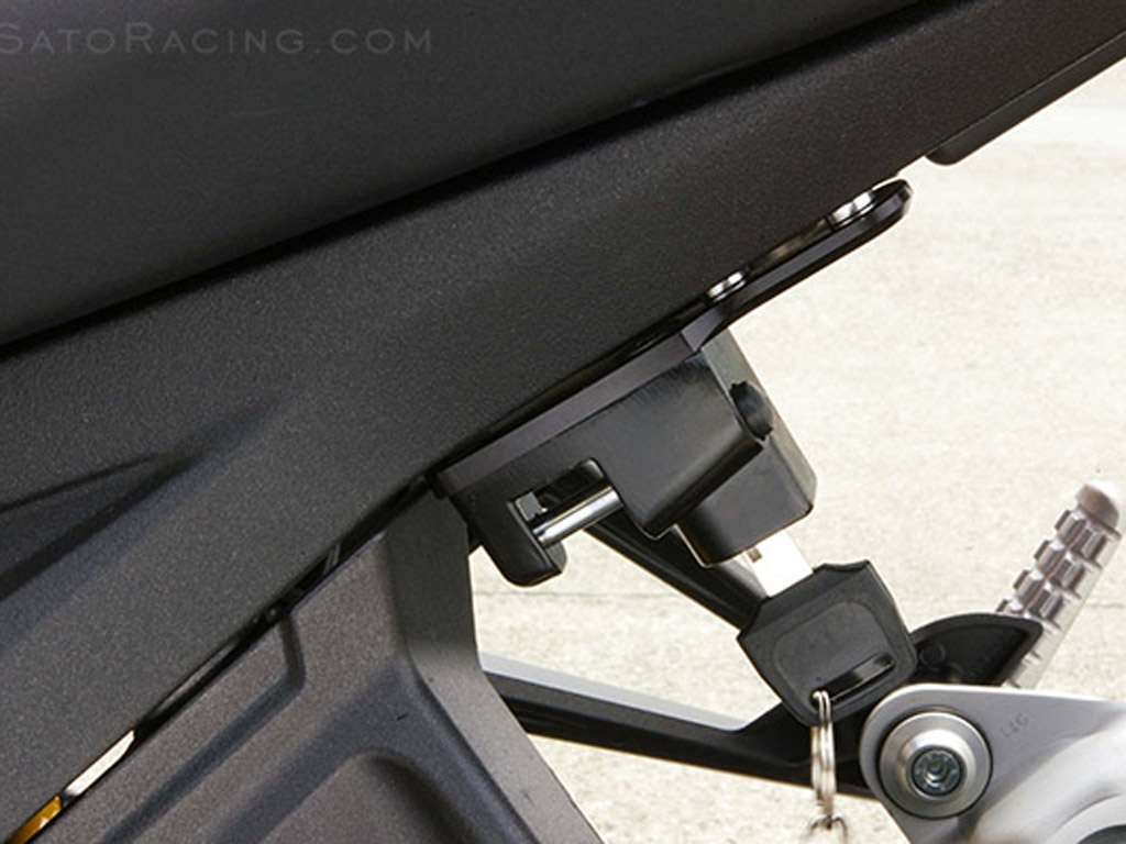 Ducati Monster 1100 Evo Helmet Lock by Sato Racing