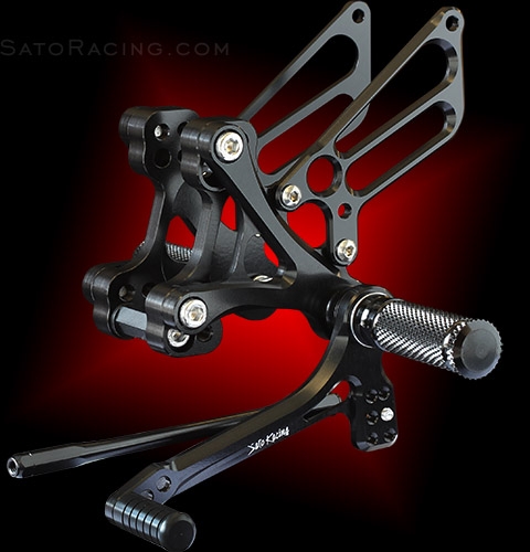 Ducati SS900 / SS1000 (MH900e / Paul Smart 1000LE / Sport1000 monoposto (non-tandem) models) Rear Sets by Sato Racing