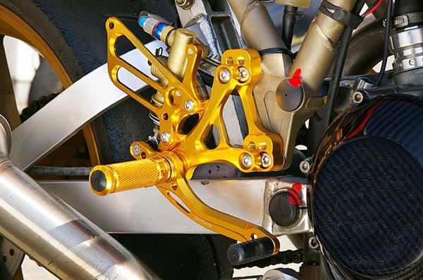 Ducati SS900 / SS1000 (MH900e / Paul Smart 1000LE / Sport1000 monoposto (non-tandem) models) Type 2 Rear Sets Includes Brake Pedal by Sato Racing