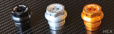 Ducati Hex Style Oil Filler Cap by Sato Racing (Size: M22 / P-1.5) All Dry Clutch Models
