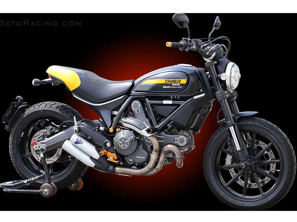 Ducati Scrambler (2015) Frame Slider by Sato Racing