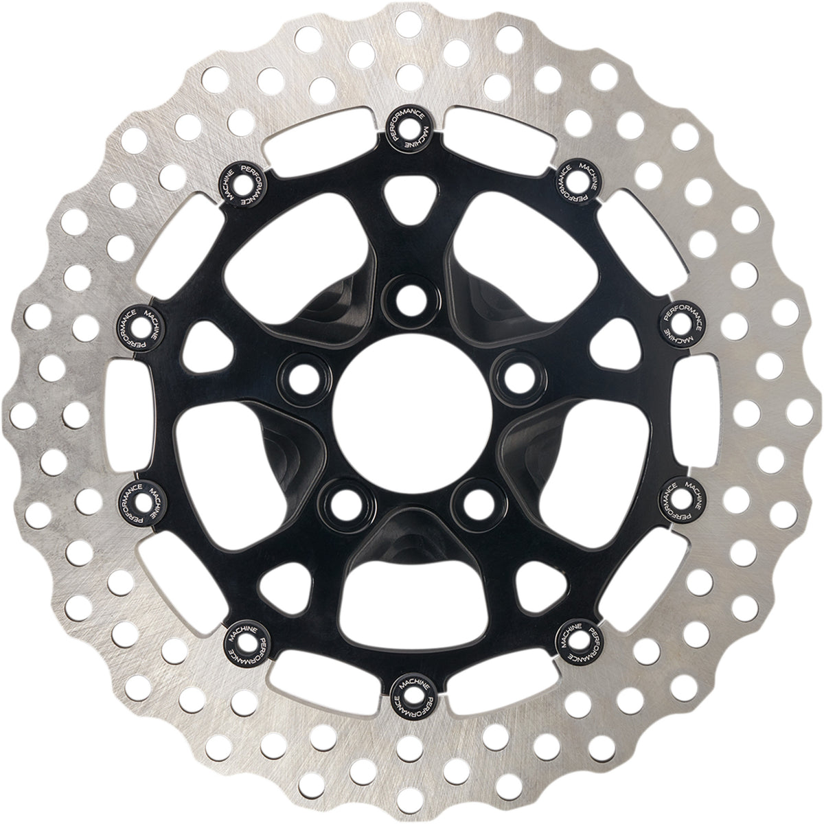 Performance Machine Brake Rotor - 0133-1807S-B For Harley Touring 2008-2020