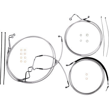 MAGNUM SHIELDING Sterling Chromite II Designer Handlebar Installation Kit - 6" - '17-'20 FLTR 387876