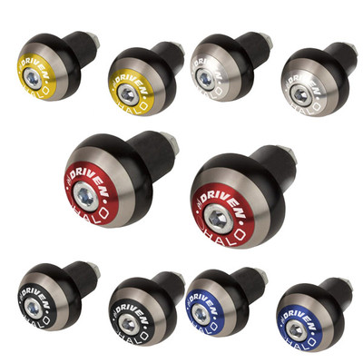 Driven Halo Stainless Steel Bar Ends