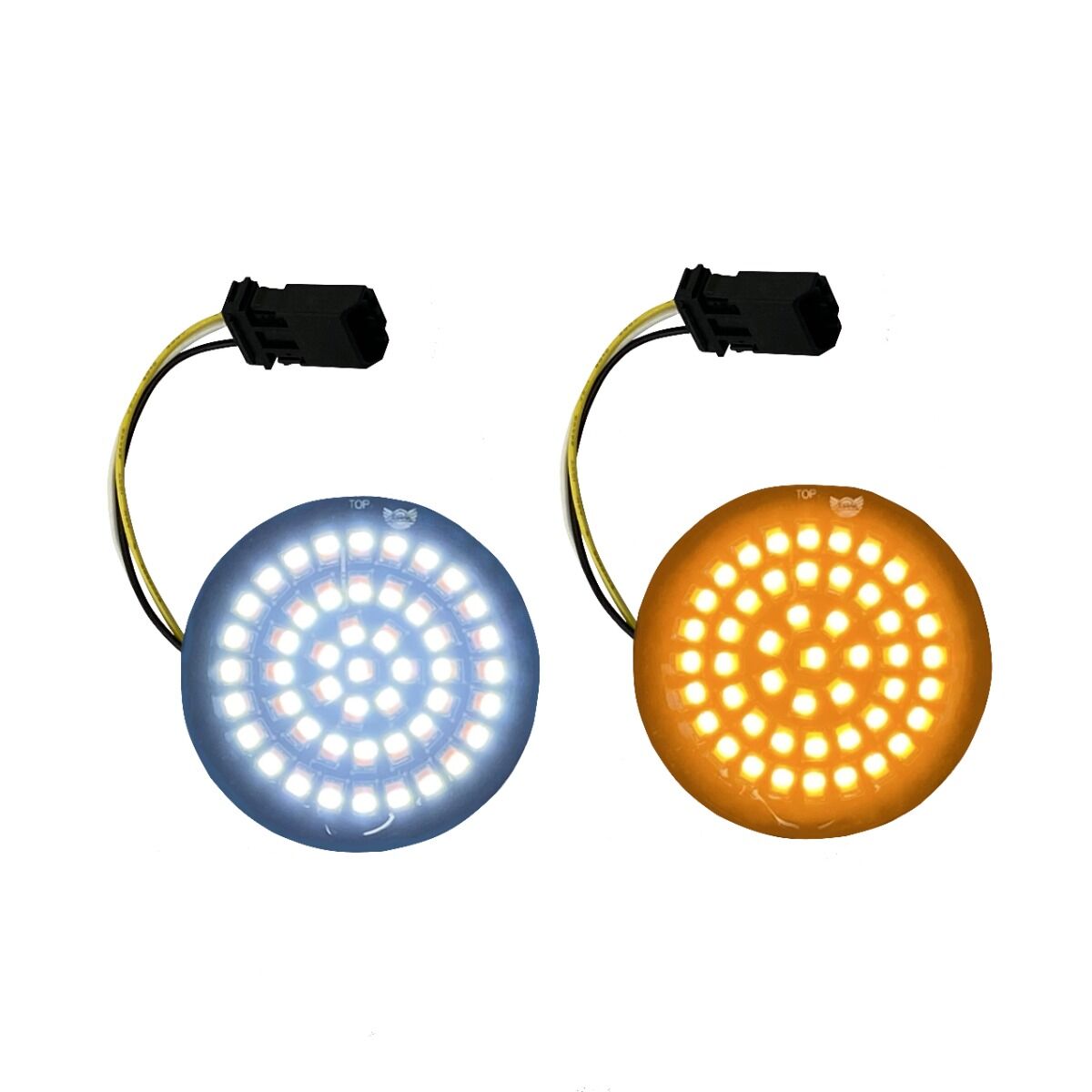 CUSTOM DYNAMICS Genesis 4 Solid (Halo Free) LED Turn Signal - CVO - Amber/White