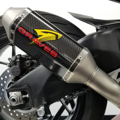 Graves Motorsports Honda CBR1000RR 17-19 Carbon Cat Back Slip-on Exhaust