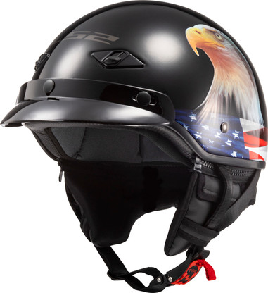 LS2 Bagger Murica (Eagle) Half-Helmet