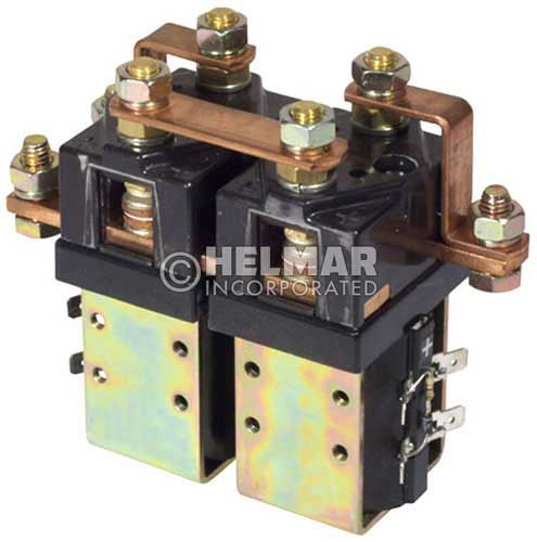 CTR-36-312 36/48 Volt 100 Amp Contactor, Double Pole - Double Throw - Continuous Coil - Blow Outs