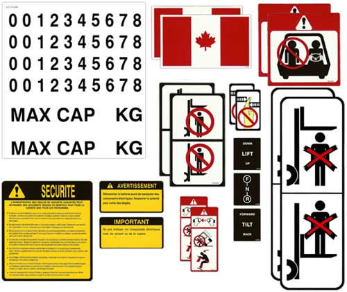 DECAL-KIT-FRENCH Universal Sticker