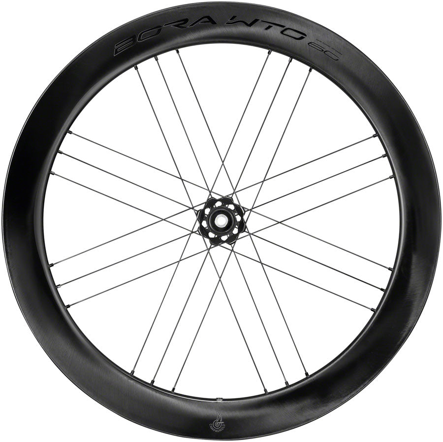Campagnolo Bora WTO 60 C23 Front Wheel - 700c, QR x 100mm, Center-Lock, 2-Way Fit, Carbon