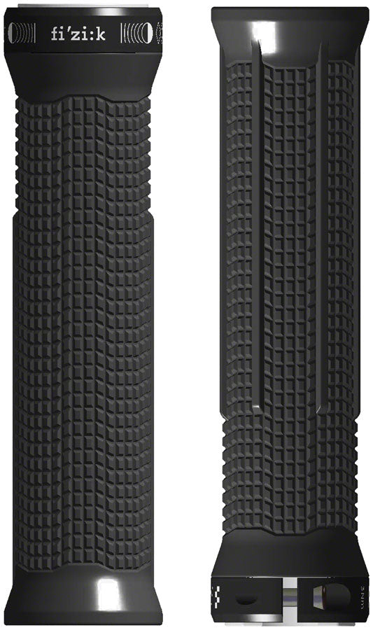 Fizik Race Feel Grips - Black, Lock-On