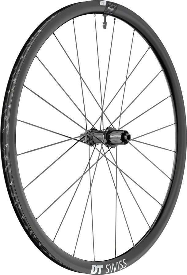 DT Swiss ER 1600 Spline 30 Rear Wheel - 700, 12 x 142mm, Center-Lock, HG 11 Road, Ratchet 36 SL, Black