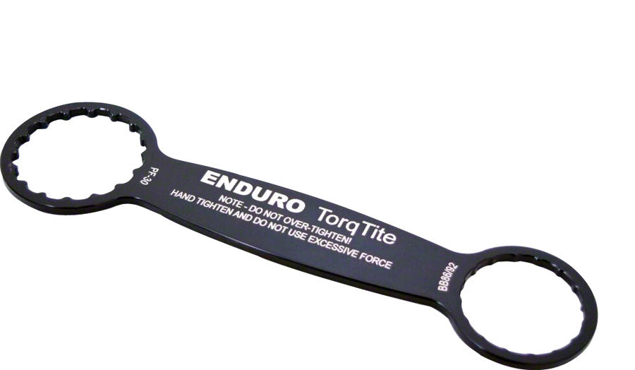 Enduro BBT-010 TorqTite Flat Wrench Bottom Bracket Tool - 52mm x 16-spline and 44 mm x 16-spline Interfaces