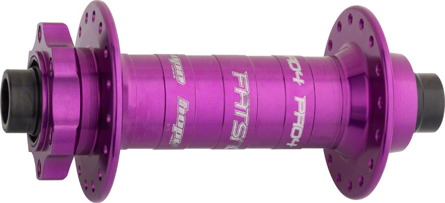 Hope Pro 4 Fatsno Front Hub - 15 x 150mm, 6-Bolt, Purple, 32h
