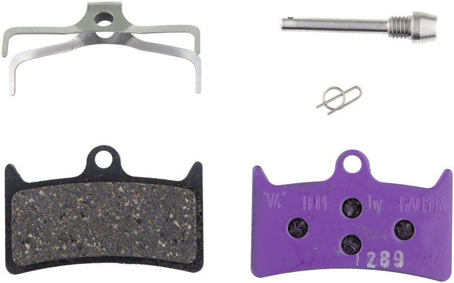 Hope V4 Disc Brake Pads - E-Bike Organic Compound, Pair