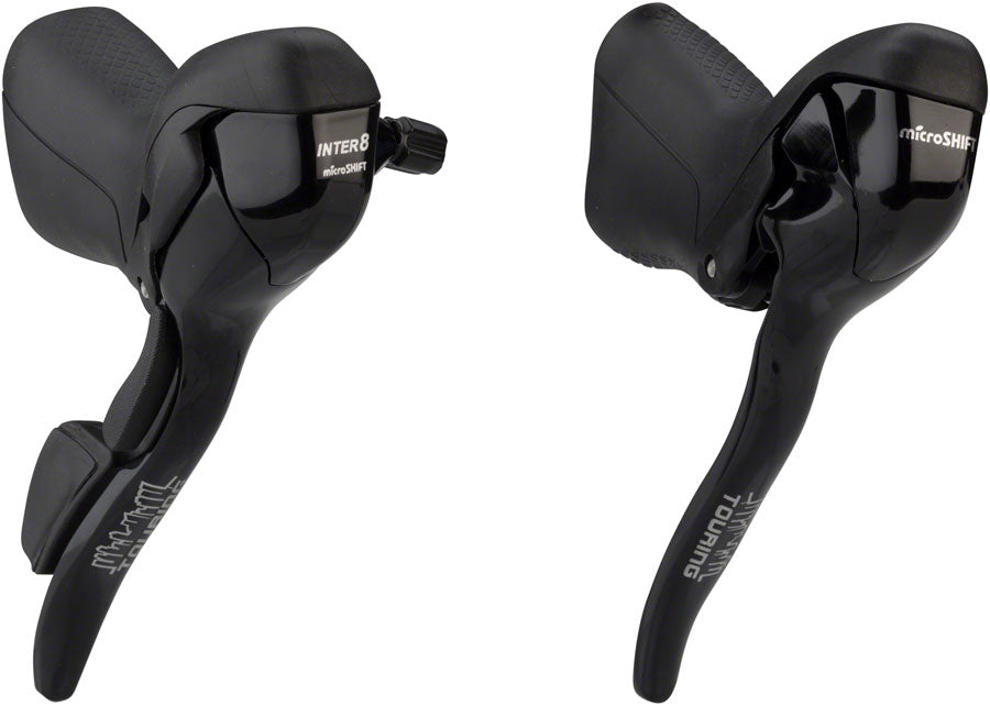 microSHIFT Internal Gear Drop Bar Shifter Set, Shimano Alfine 8 Compatible