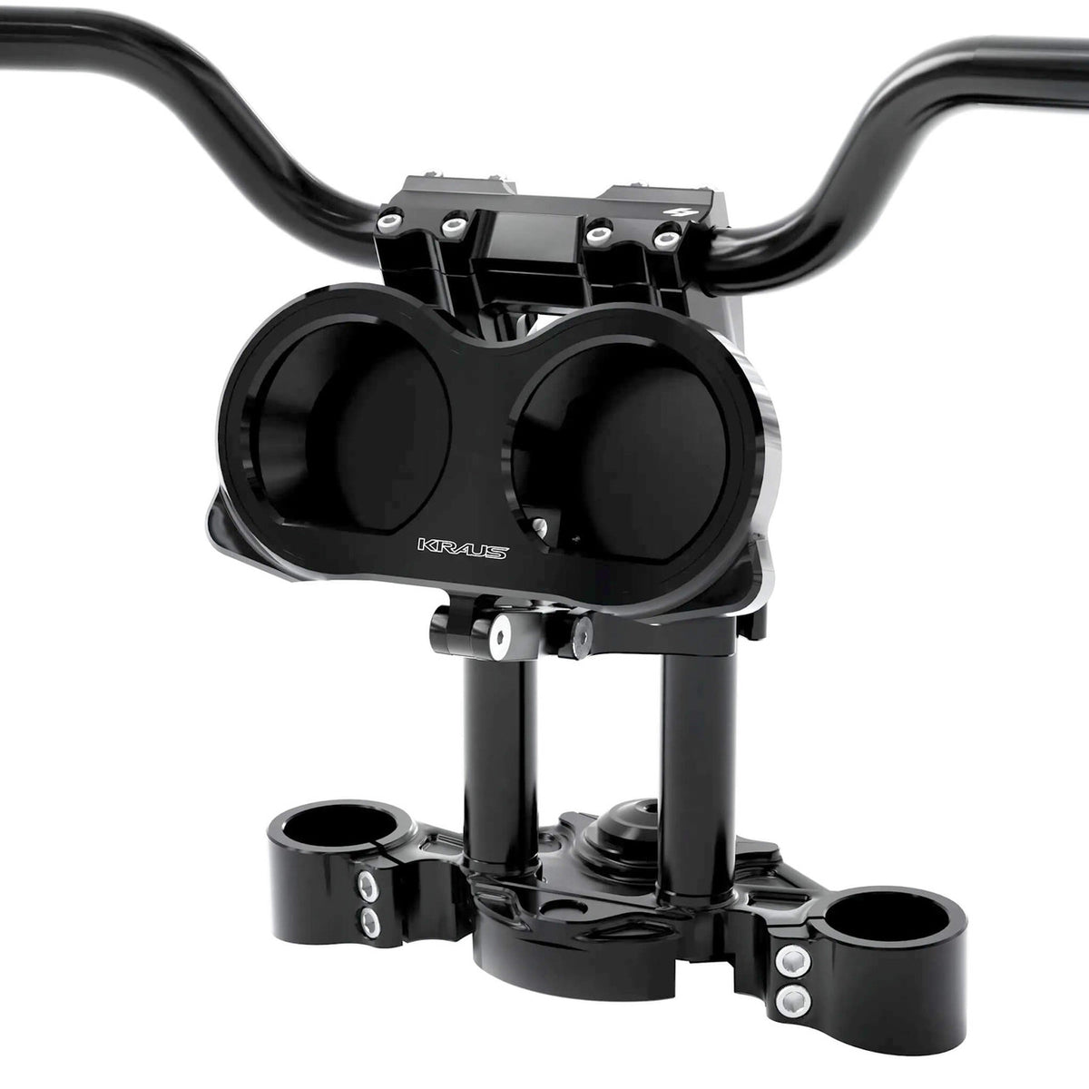 KRAUS MOTO Wolf One 10" Pro T-Bar Kit - LUX Gauge Face for 2015-2023 Harley Road Glide