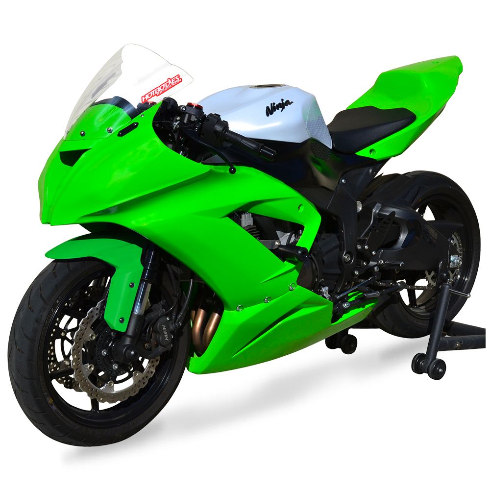 Hotbodies Racing Race Bodywork – ColorForm Green Kawasaki ZX6R 2013-20