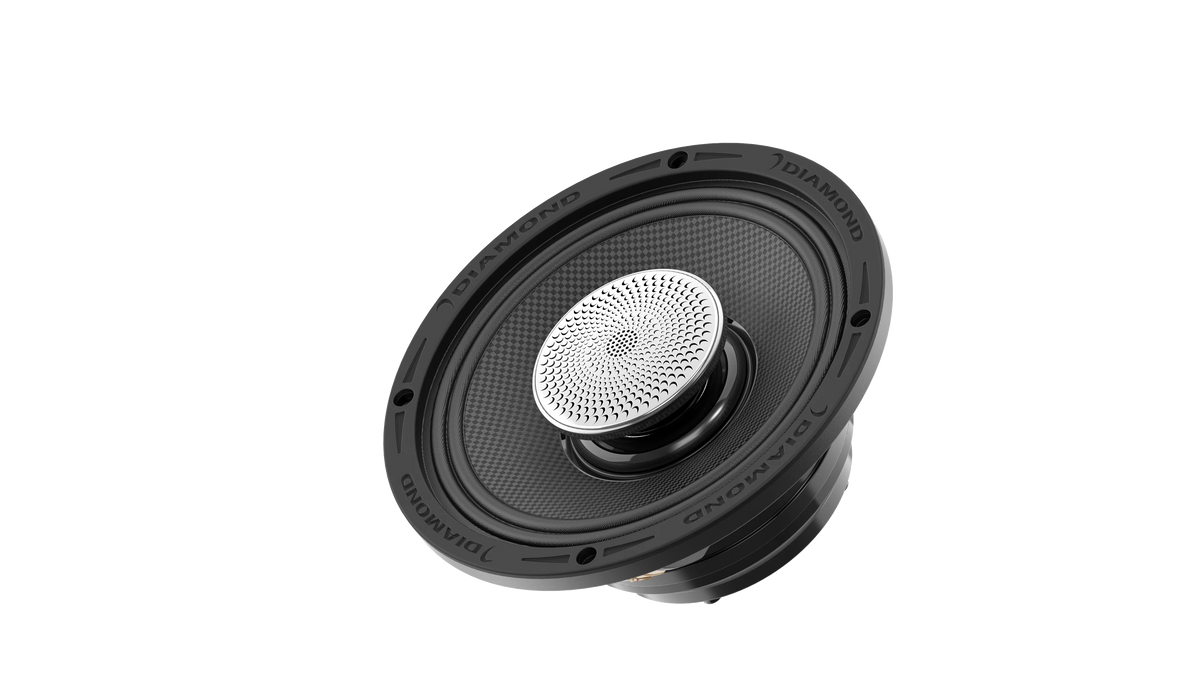DIAMOND AUDIO - 200 Watt RMS - MS652NEOS - 6.5" 2-WAY CO-AXIAL SHALLOW MOUNT NEO SPEAKERS