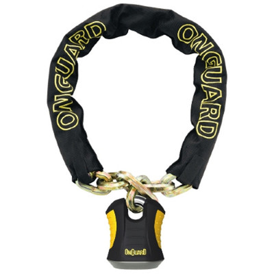 On Guard Beast Series #8018 Bike Lock w/6' Chain
