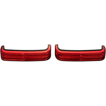 CUSTOM DYNAMICS ProBEAM LED Sequential BAGZ™ Saddlebag Lights - Black - Red