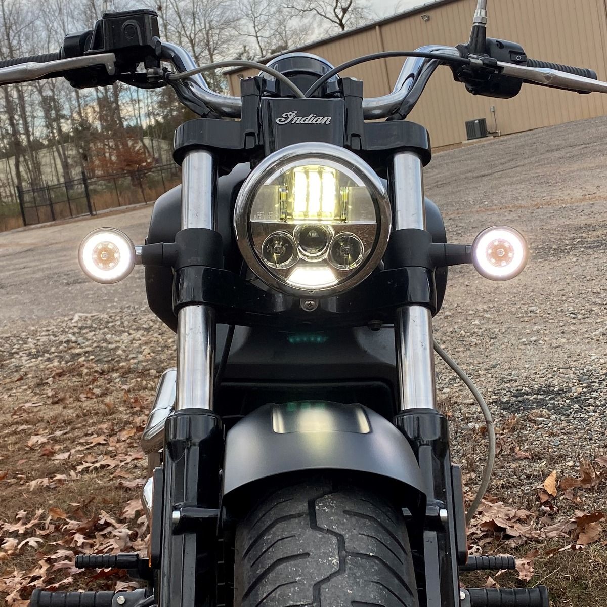 CUSTOM DYNAMICS ProBEAM Dynamic Ringz™ Front LED Turn Signals - Scout