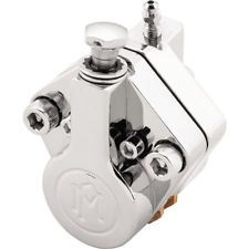 Front 2-Piston Chrome Classic Caliper by Performance Machine