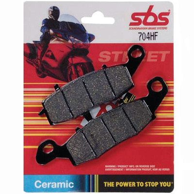 SBS Honda CB300F 15-16 Street Ceramic Organic Front Brake Pads