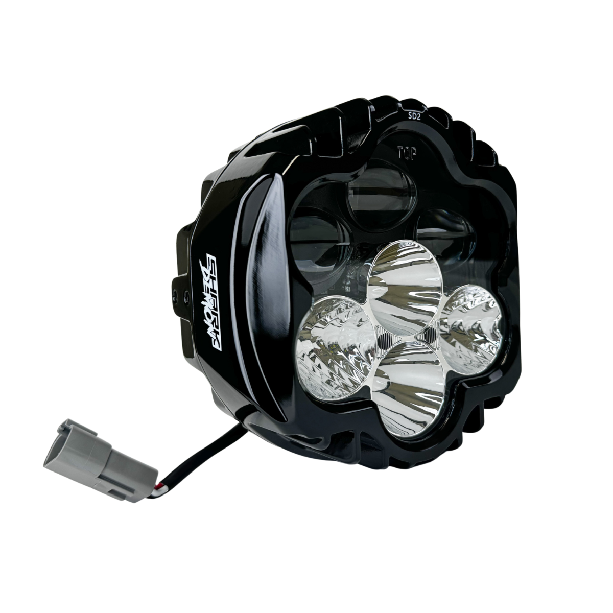 CUSTOM DYNAMICS Shark Demon 2 Universal LED 7" Headlight