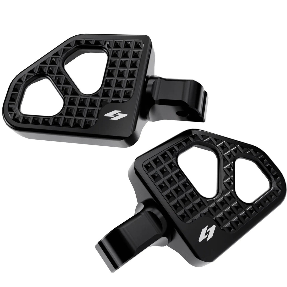 KRAUS MOTO Max Lean Mini Boards - Passenger - Black Anodized - Softail '18-'25