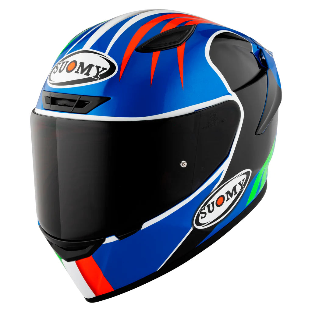Suomy TRACK-1 Pecco Mugello Replica Helmet (No Logos)