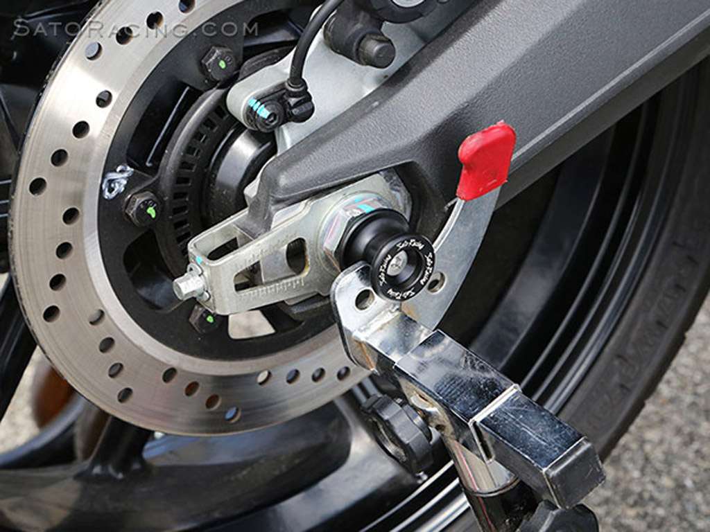 Ducati Scrambler (2015) Rear Axle Spools by Sato Racing