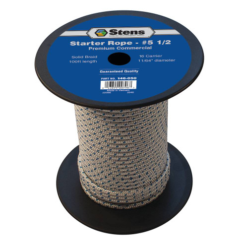 100' Solid Braid Starter Rope / #5 1/2 Solid Braid