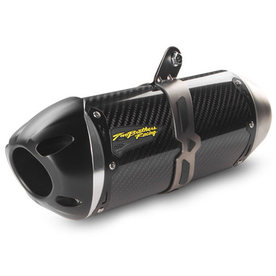 Two Brothers Suzuki SV650 17-23 S1R Carbon Slip-On Exhaust