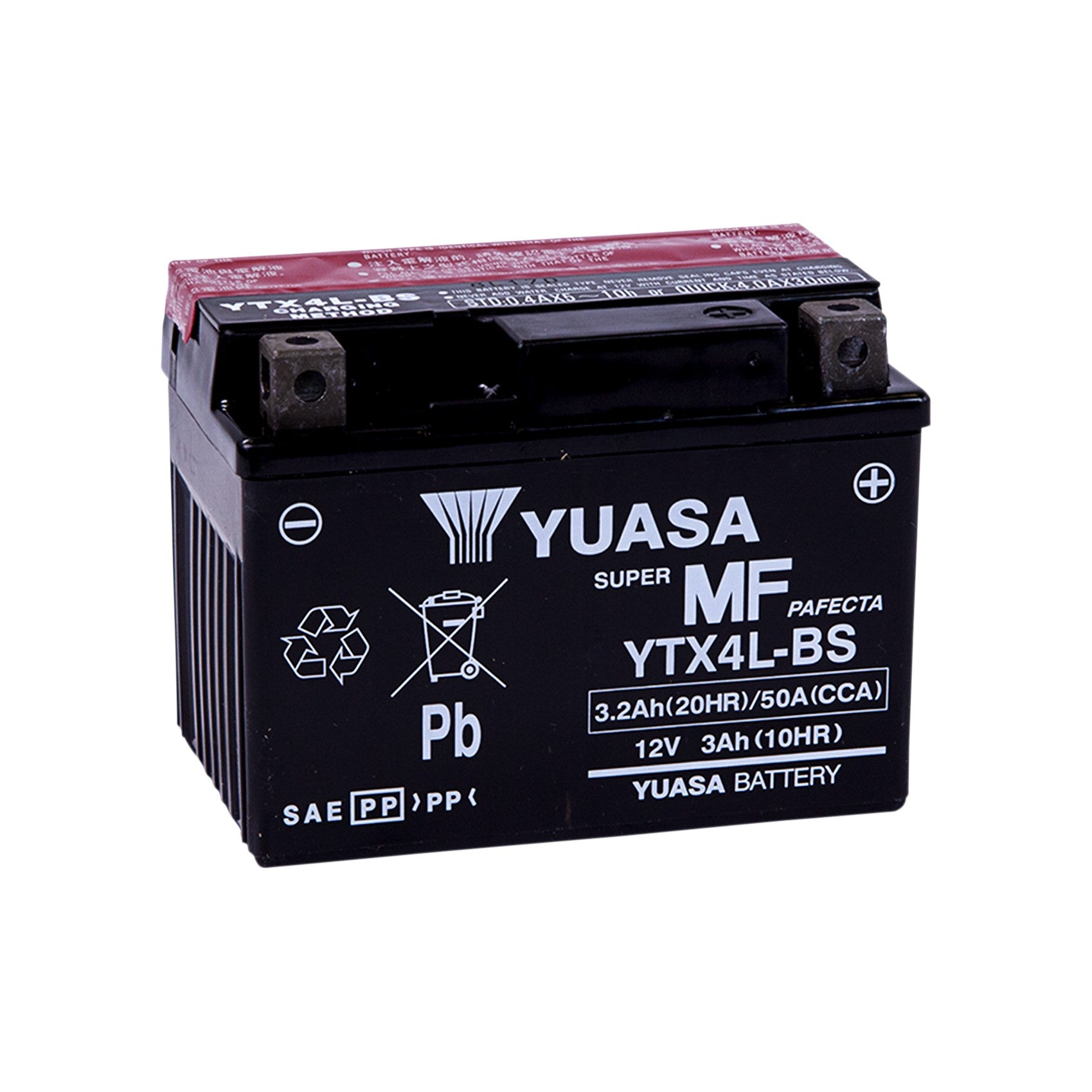YUASA AGM BATTERY 174 L - YTX4L-BS