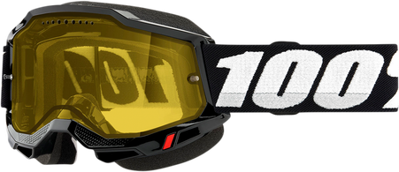 100% Accuri 2 Snow Yellow Lens Goggles
