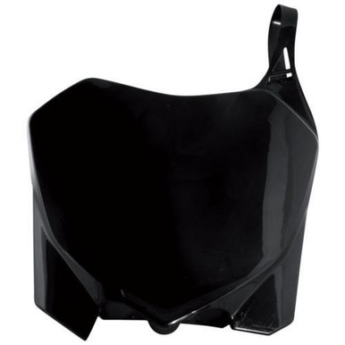 Acerbis Front Number Plate Black - 2449390001